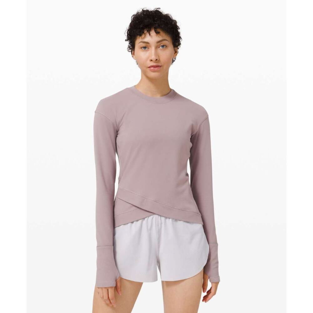 LULULEMON Close to Crossing Reflective Long Sleeve *Rulu Violet Verbena‎